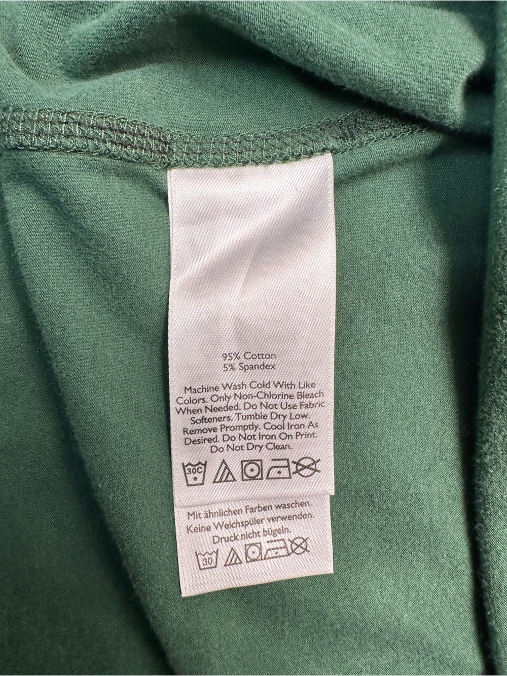 Eddie Bauer Forest Green Half-Zip‎ Pullover Mens XL Tall - Picture 7 of 10